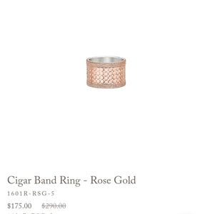 Gorgeous Anna Beck Cigar Band Ring